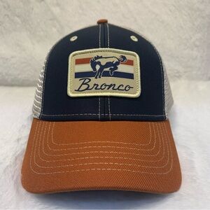Ford Bronco Navy Blue Burnt Orange SnapBack Hat NWT Unisex Officially Licensed